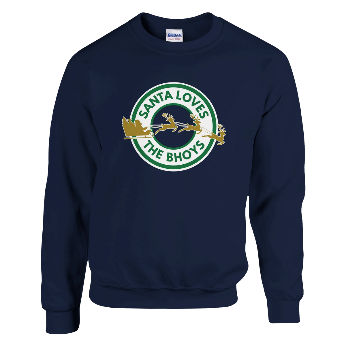 Santa Loves the Bhoys - Celtic Christmas Jumper – Navy