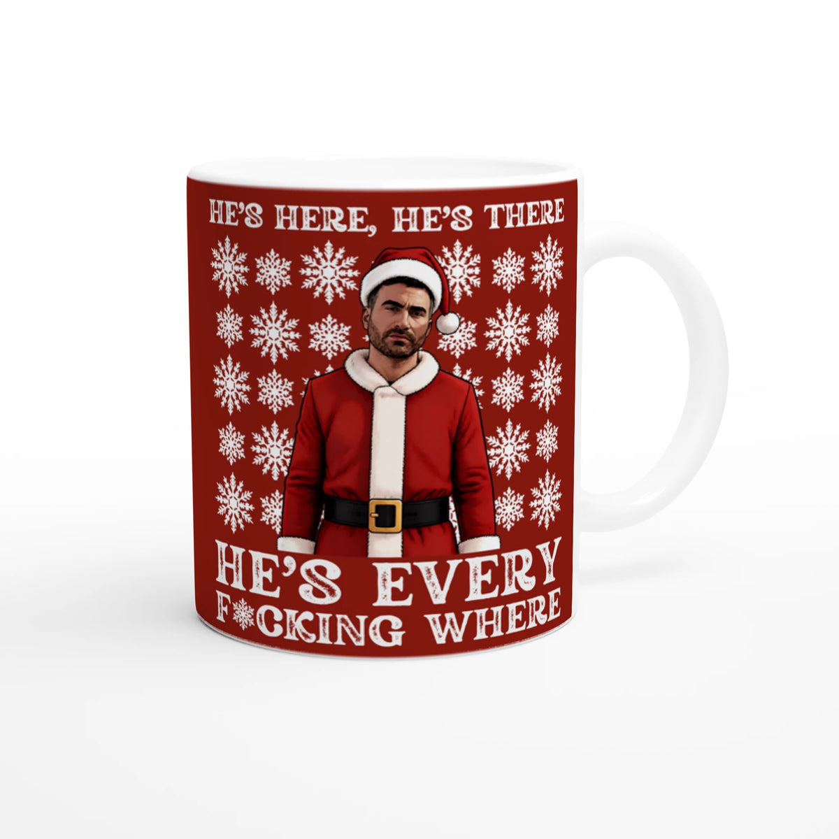 He's Here, He's There - Roy Kent Christmas Mug – product image 2