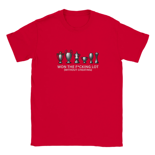 Won The Lot Without Cheating Liverpool T-Shirt from Football Is Life
