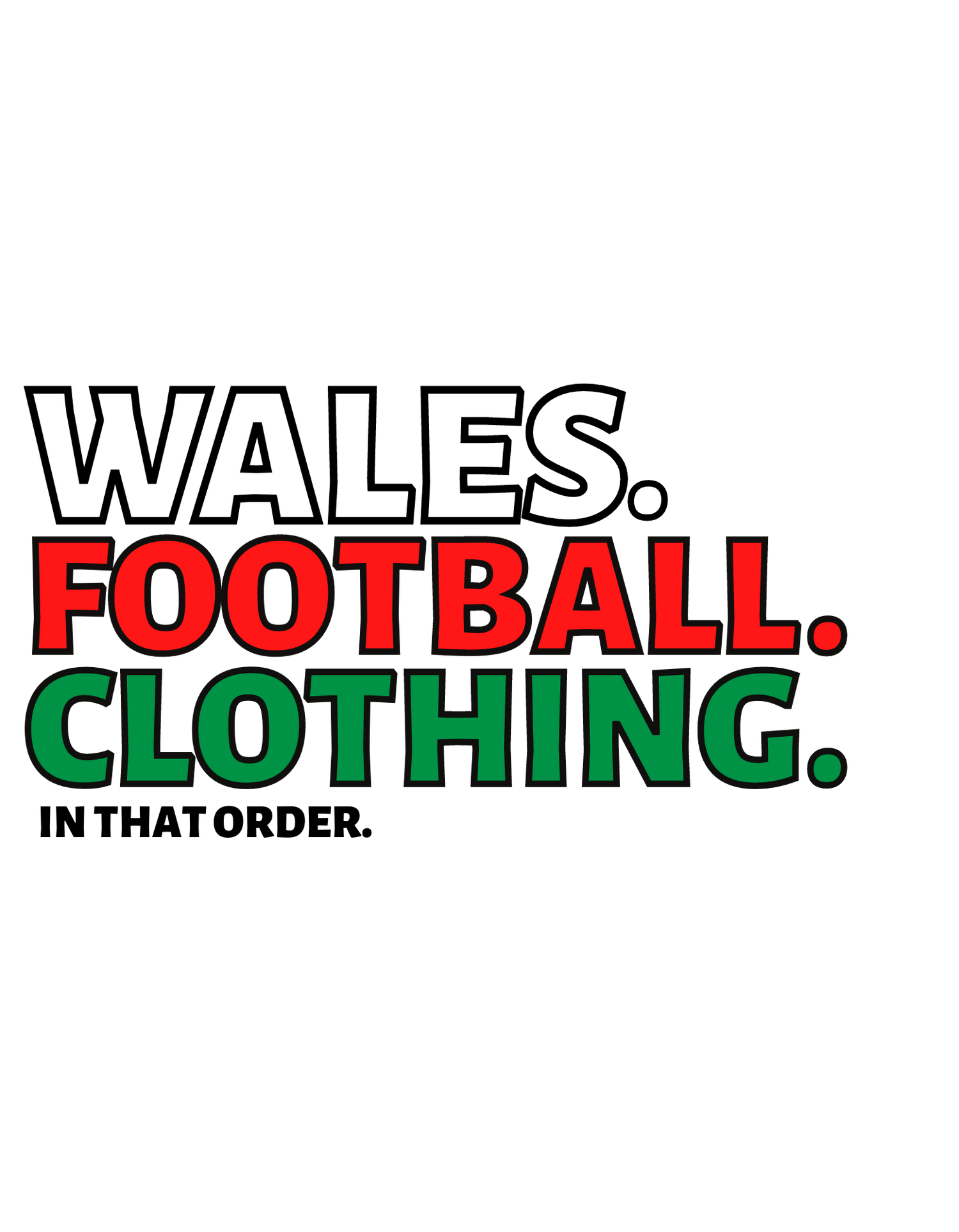 Wales Football Clothing