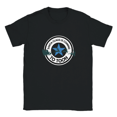 Santa Claus is Coming to Toon - Newcastle Christmas T-Shirt