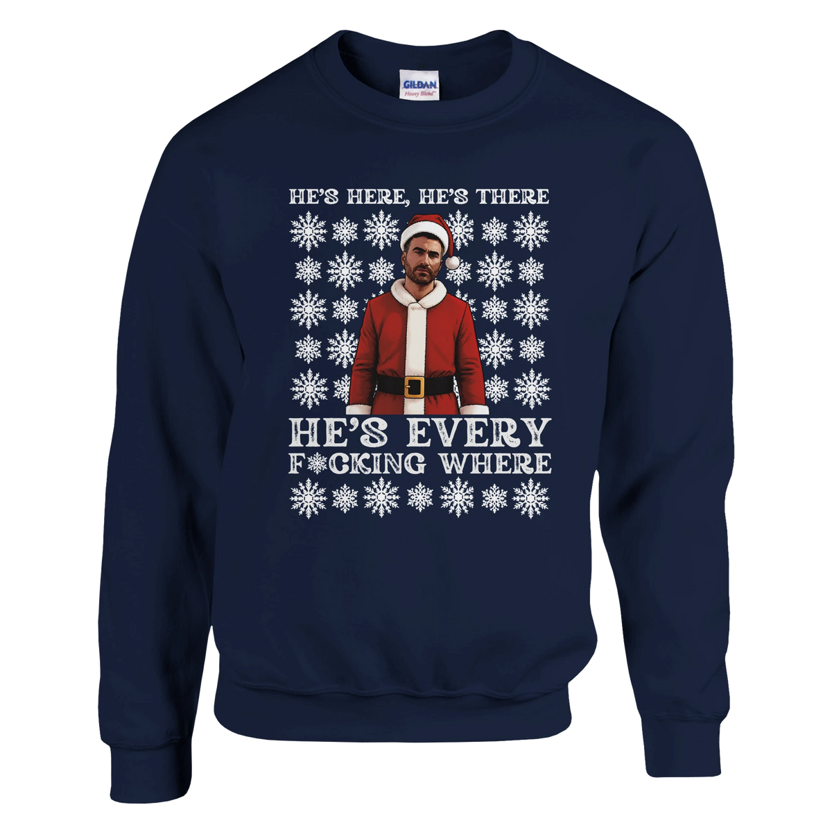 He's Here, He's There - Roy Kent Christmas Jumper – Navy product image