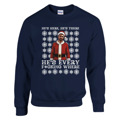 He's Here, He's There - Roy Kent Christmas Jumper – Navy product image