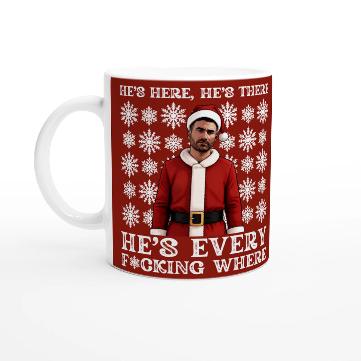 He's Here, He's There - Roy Kent Christmas Mug – product image 1