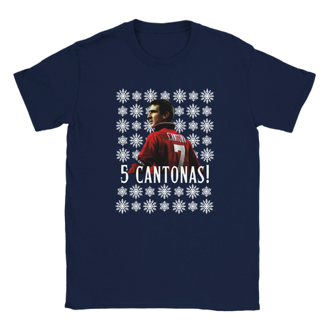 5 Cantonas! Manchester United Christmas T-Shirt