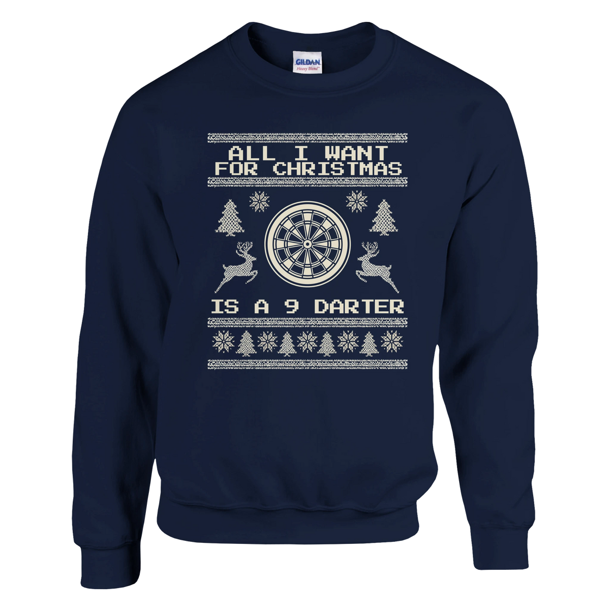 All I Want For Christmas Is A 9 Darter - Christmas Jumper – Red