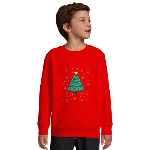 Kids - Yule Never Walk Alone Christmas Jumper