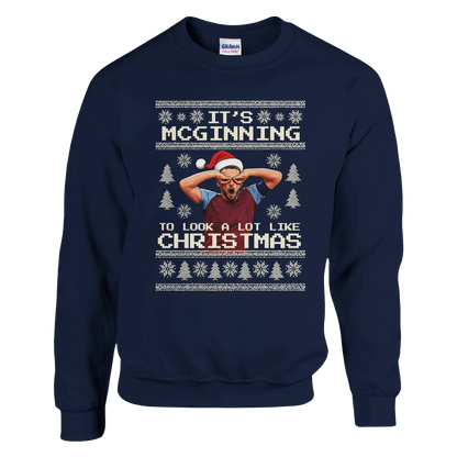 It’s McGinning To Look a Lot Like Christmas - Christmas Jumper – Navy product image