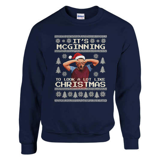 It’s McGinning To Look a Lot Like Christmas - Christmas Jumper – Navy product image