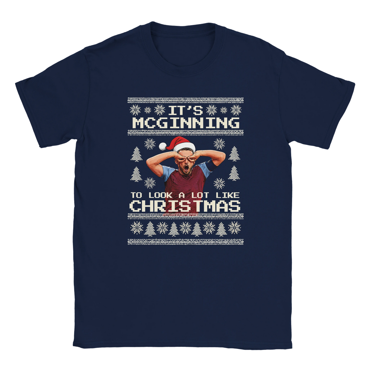 It’s McGinning To Look a Lot Like Christmas - Christmas T-Shirt – Navy product image