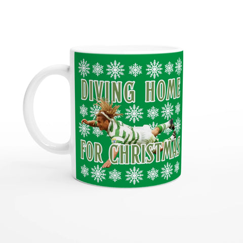 Diving Home for Christmas - Henrik Larsson Christmas Mug