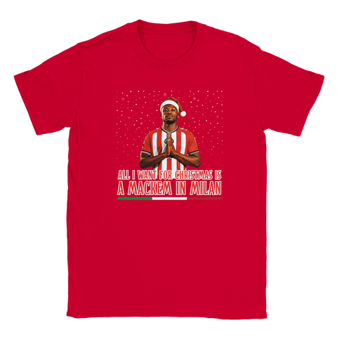 Mackem in Milan Christmas T-Shirt