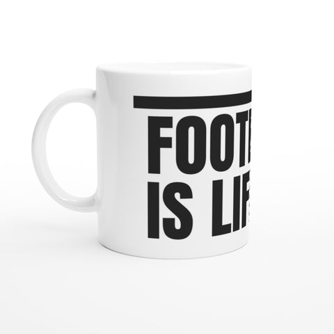 Football is Life Logo Mug