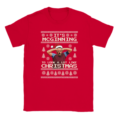 It’s McGinning To Look a Lot Like Christmas - Christmas T-Shirt – Red product image
