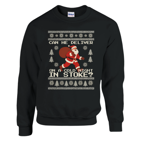 Can Santa Deliver On A Cold Night In Stoke? - Christmas Jumper