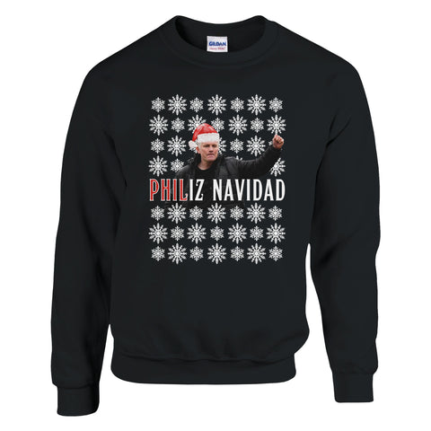 Philiz Navidad - Phil Parkinson Wrexham Christmas Jumper