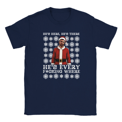 He's Here, He's There - Roy Kent Christmas T-Shirt – Navy product image