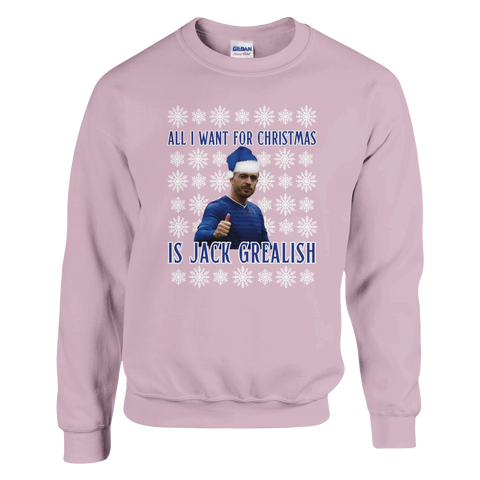 All I Want for Christmas is Jack Grealish Christmas Jumper