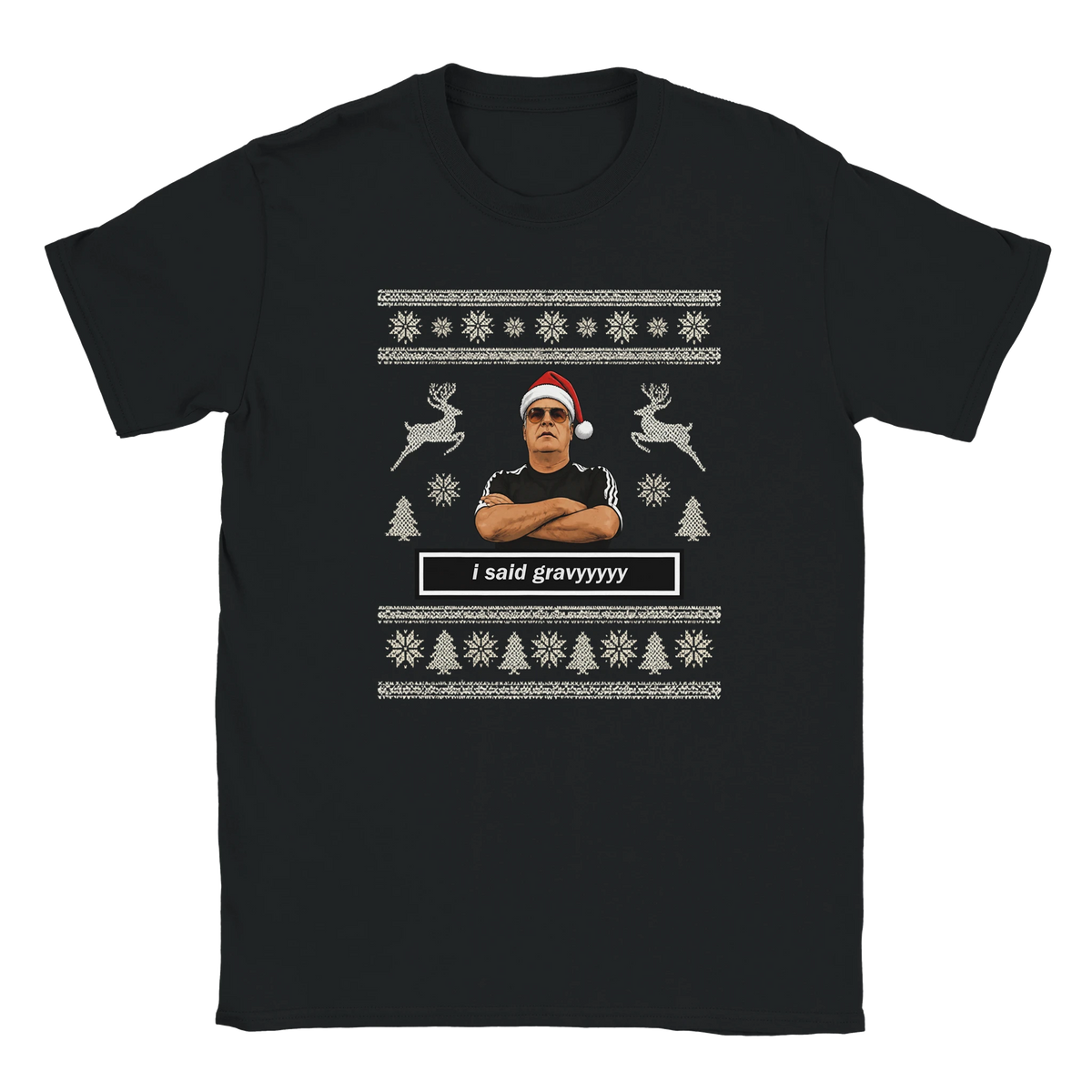 I Said Gravyyyy - Sam Allardyce Christmas T-Shirt – Black product image
