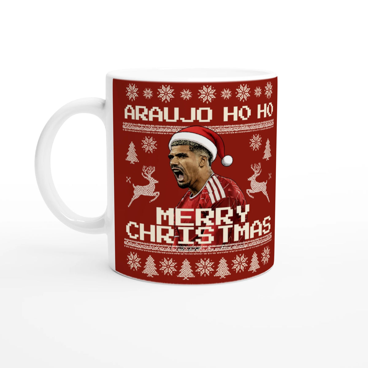 Araujo Ho Ho Merry Christmas Liverpool mug