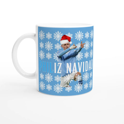 Philiz Navidad - Phil Foden Man City Christmas Mug
