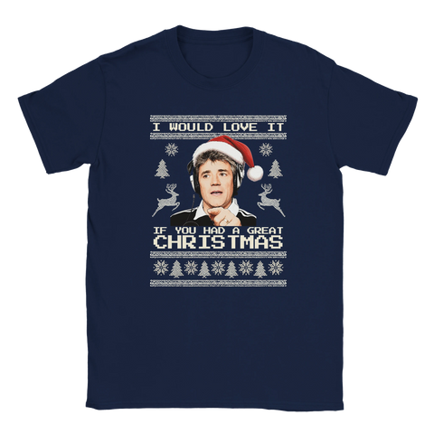 I Would Love It - Kevin Keegan Christmas T-Shirt