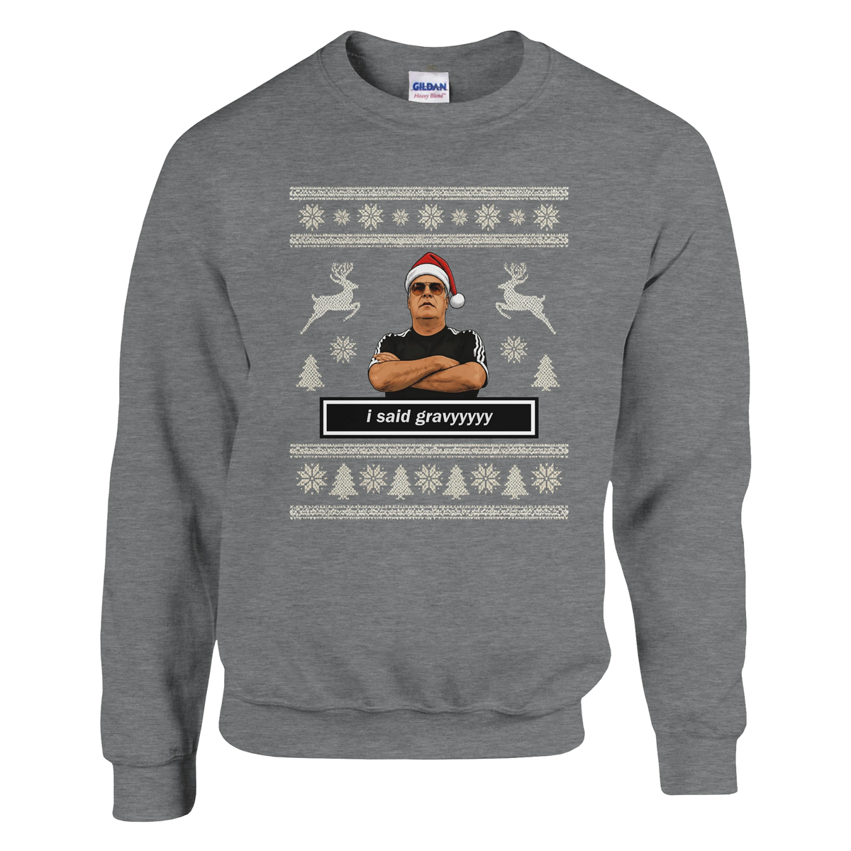 I Said Gravyyyy - Sam Allardyce Christmas Jumper – Sport Grey product image