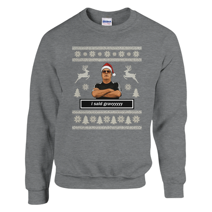 I Said Gravyyyy - Sam Allardyce Christmas Jumper – Sport Grey product image