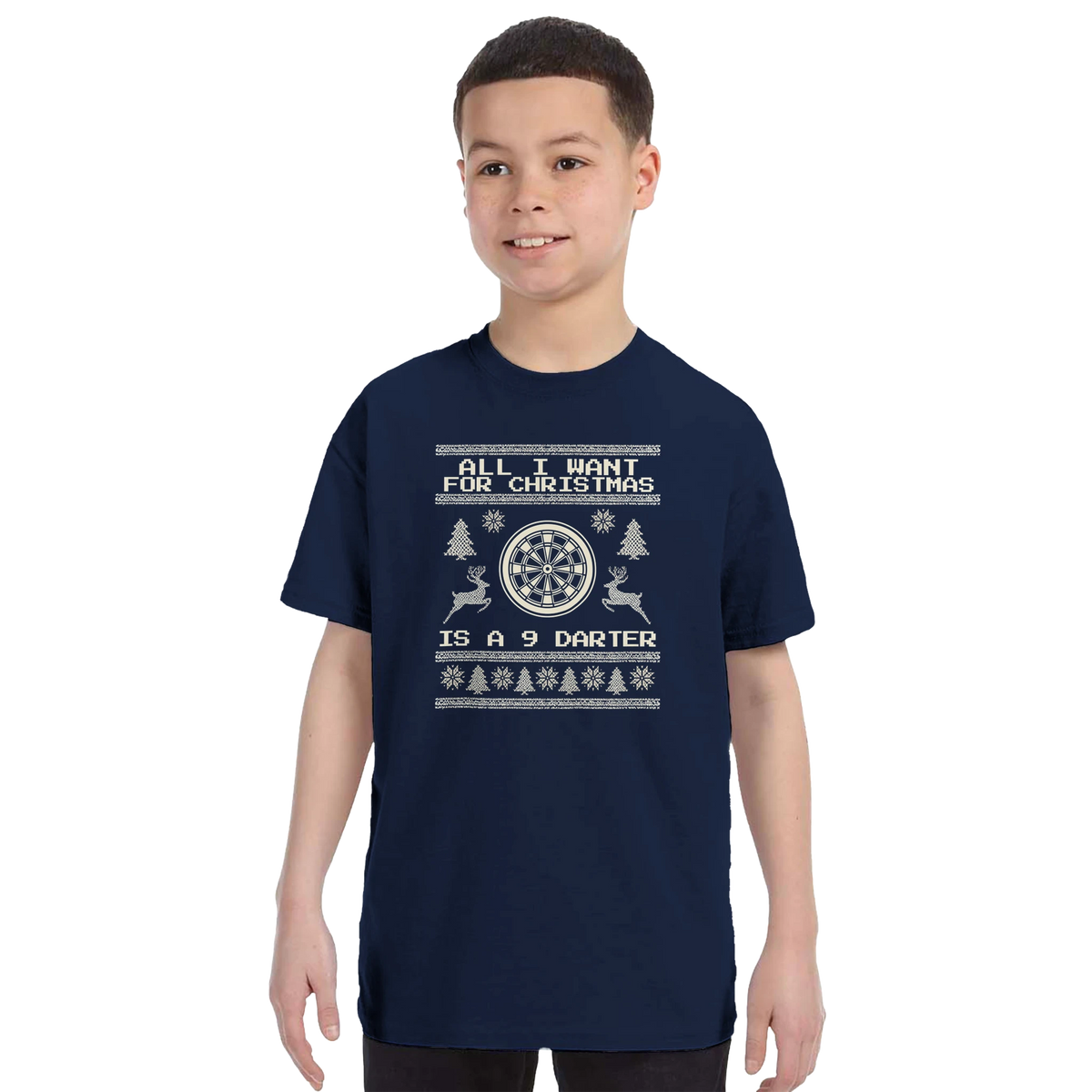 Kids - All I Want For Christmas Is A 9 Darter - Christmas T-Shirt – Azalea Pink