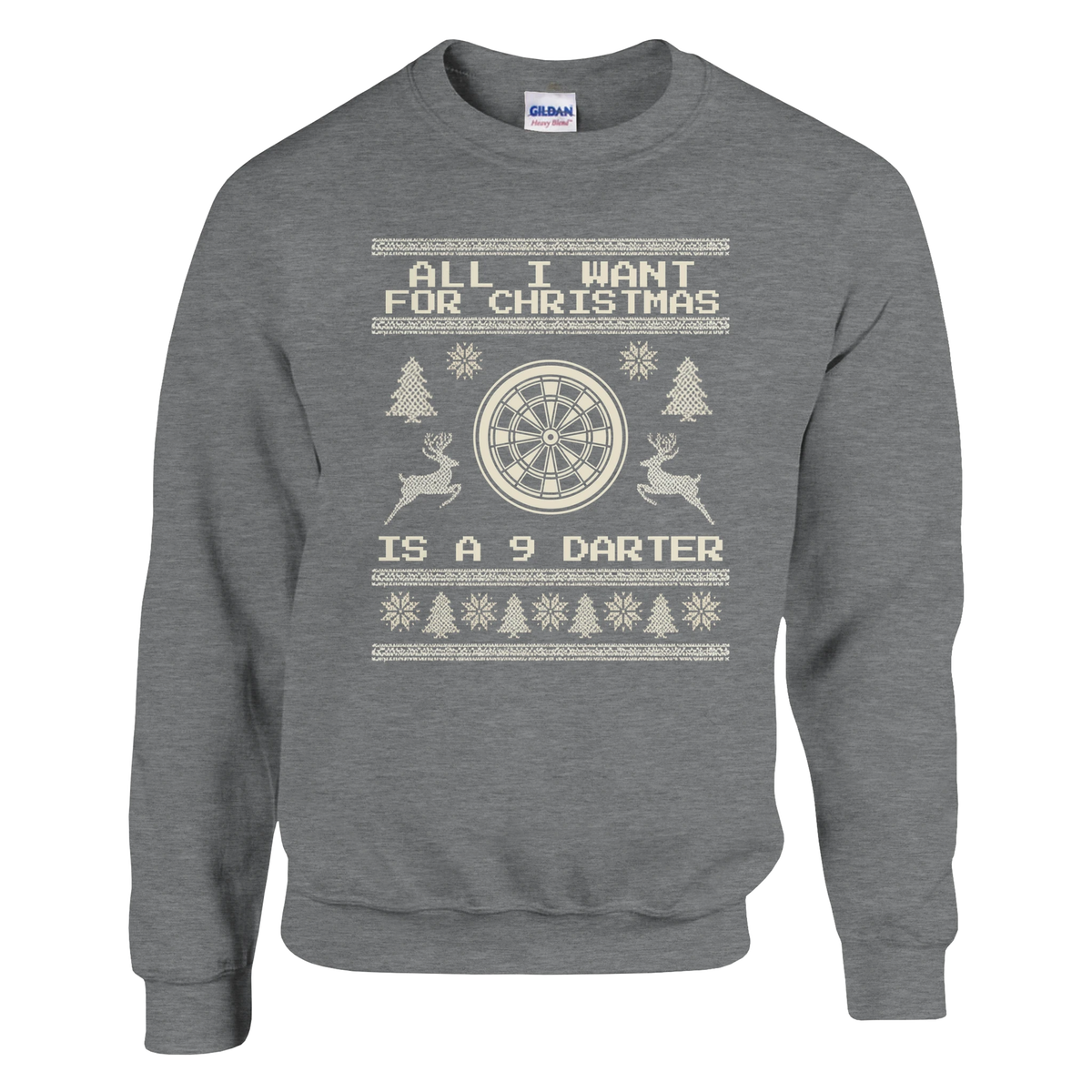All I Want For Christmas Is A 9 Darter - Christmas Jumper – Light Pink