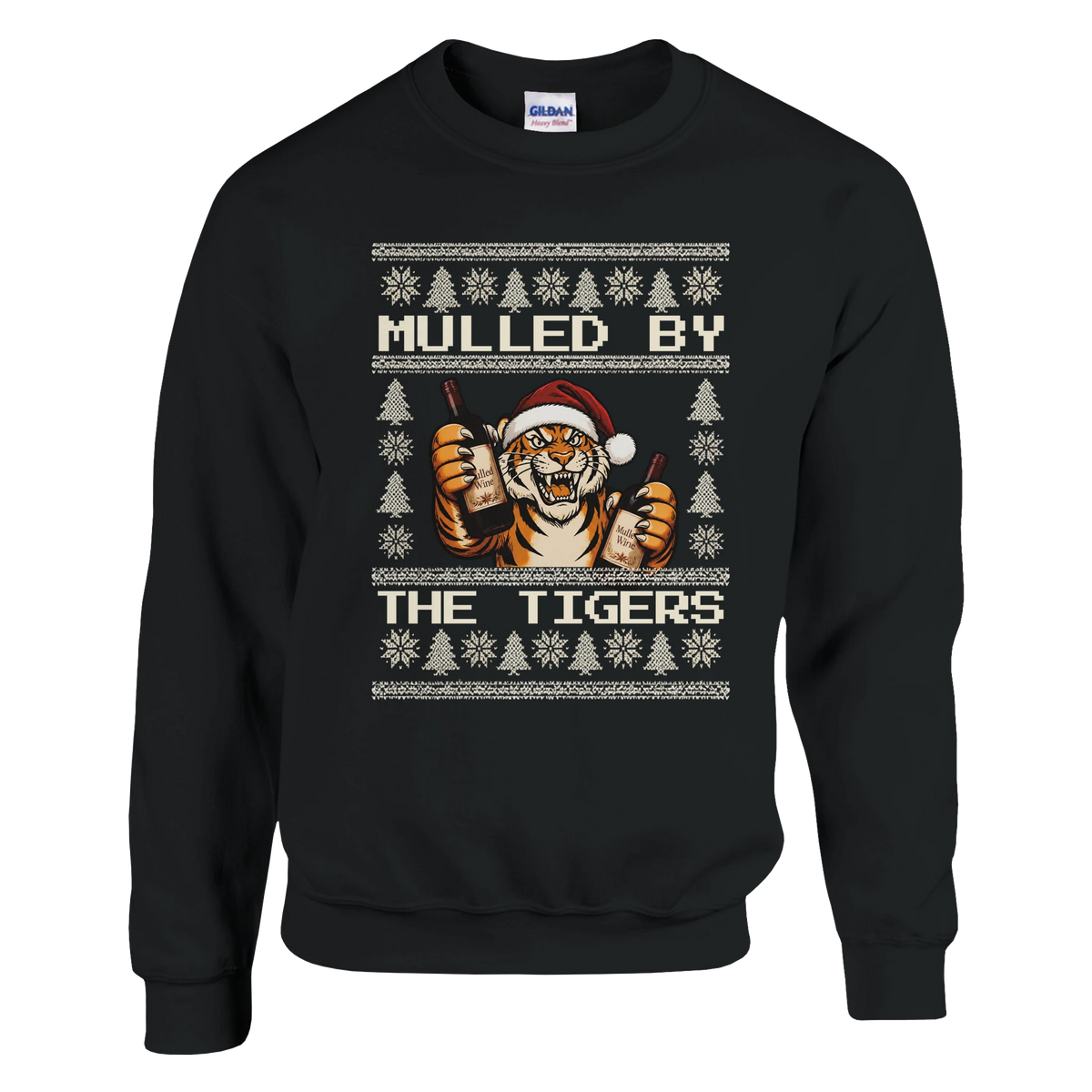 Mulled By The Tigers - Hull City Christmas Jumper – Black product image