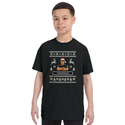 Kids - I Said Gravyyyy - Sam Allardyce Christmas T-Shirt – Black product image