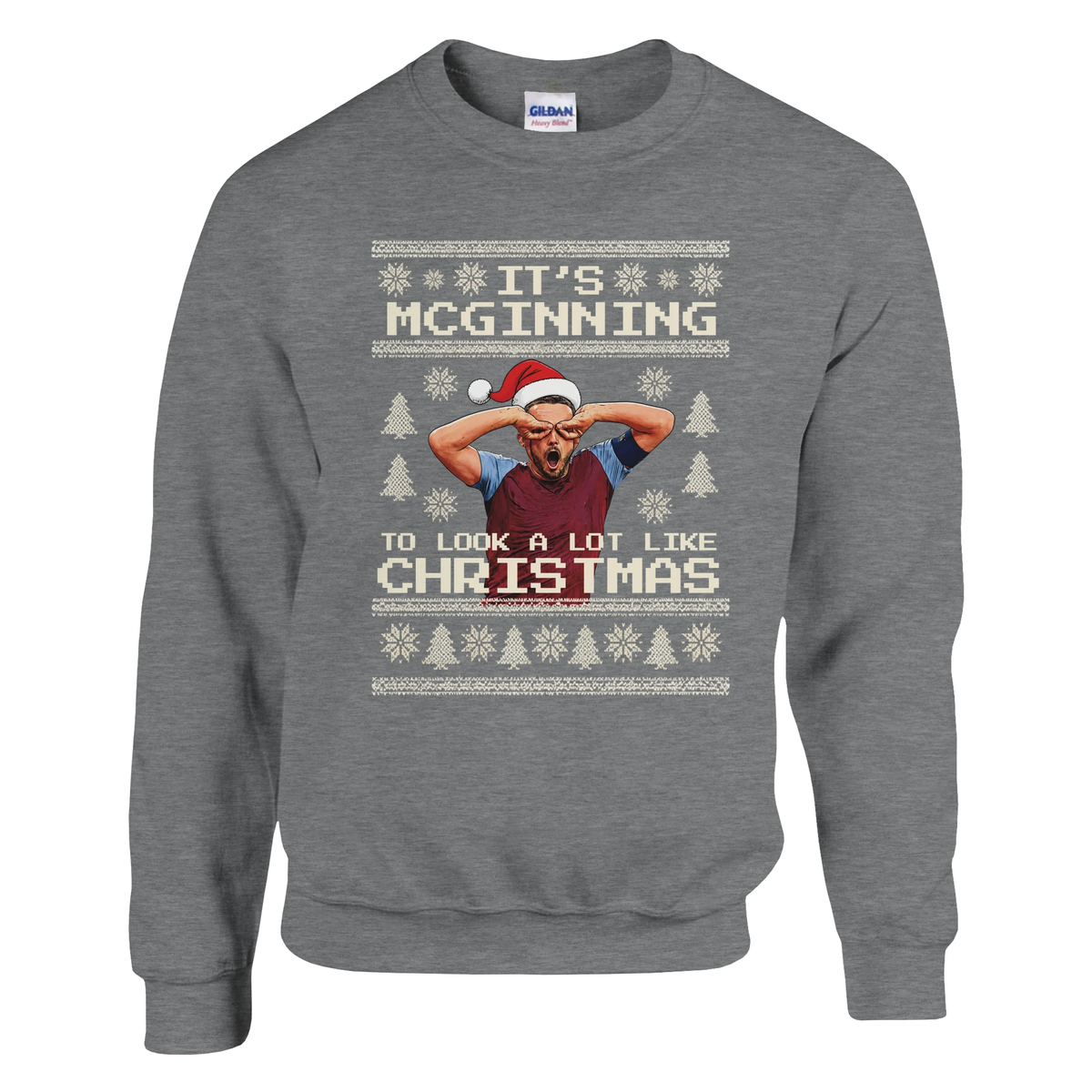 It’s McGinning To Look a Lot Like Christmas - Christmas Jumper – Sport Grey product image