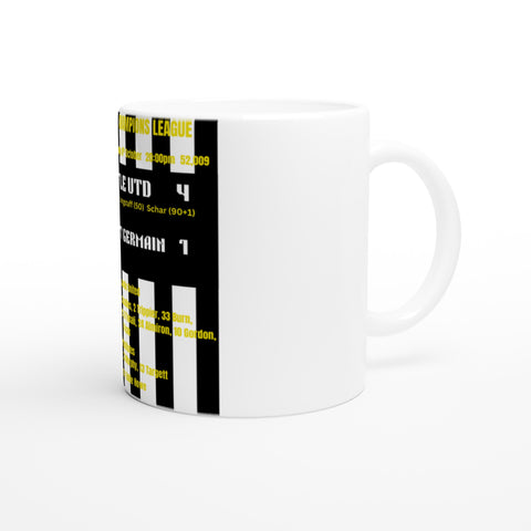 Newcastle Utd 4-1 PSG Champions League Mug