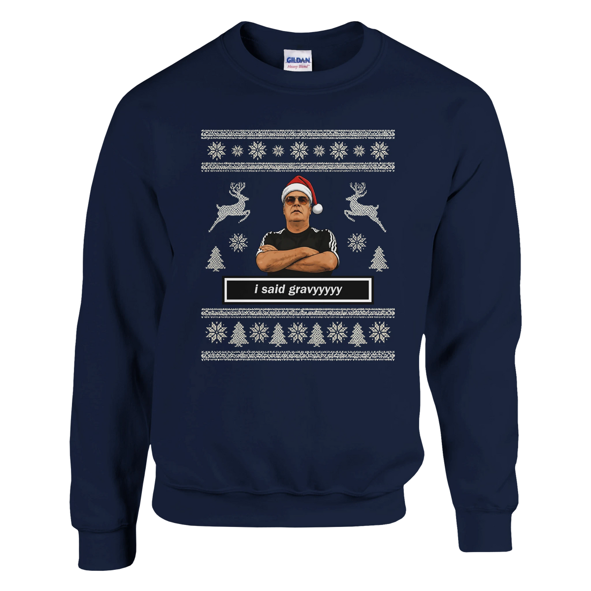 I Said Gravyyyy - Sam Allardyce Christmas Jumper – Navy product image
