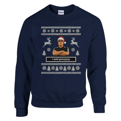 I Said Gravyyyy - Sam Allardyce Christmas Jumper – Navy product image