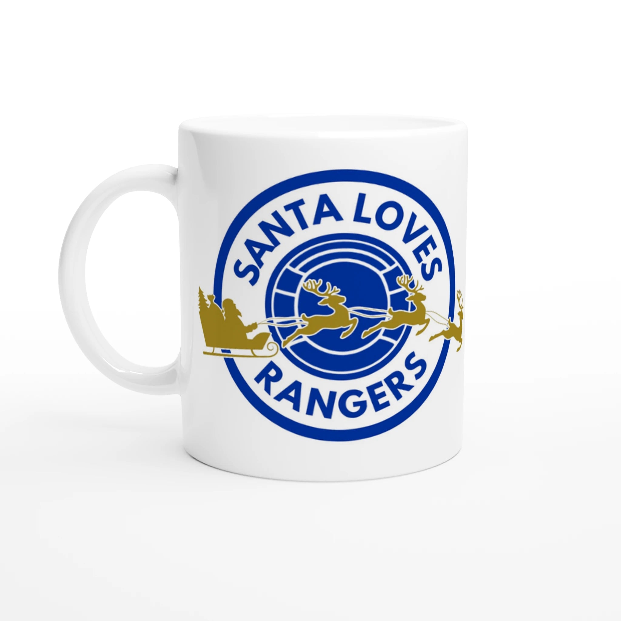 Santa Loves Rangers - Rangers Christmas Mug – Football Is Life