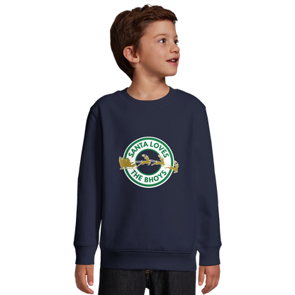 Kids - Santa Loves The Bhoys - Celtic Christmas Jumper – Bright Red