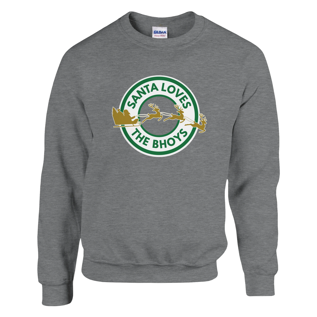 Santa Loves the Bhoys - Celtic Christmas Jumper – Light Pink