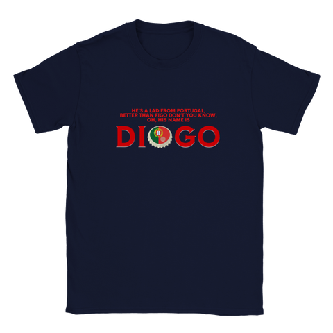 Oh His Name is Diogo – Diogo Jota Kids T-Shirt