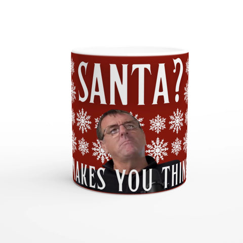 Santa? Makes You Think - Matt Le Tissier Christmas Mug
