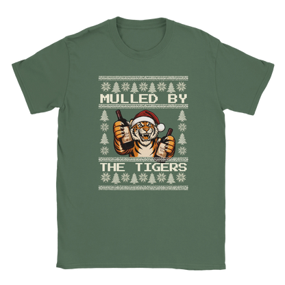 Mulled By The Tigers - Hull City Christmas T-Shirt – Military Green product image