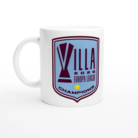 Aston Villa Europa League Champions Mug