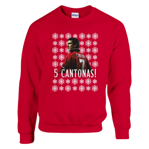 5 Cantonas! Manchester United Christmas Jumper
