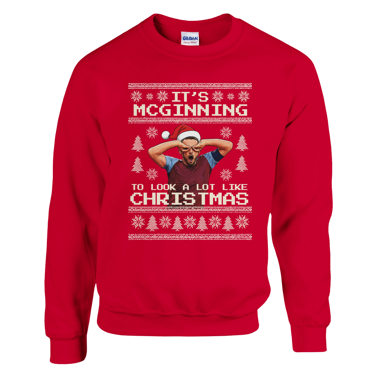 It’s McGinning To Look a Lot Like Christmas - Christmas Jumper – Red product image