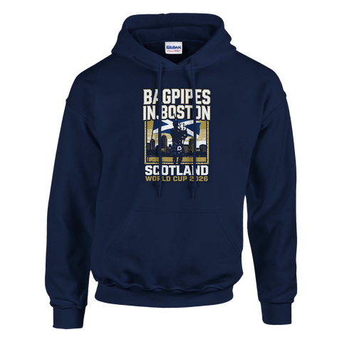 Bagpipes in Boston - Scotland World Cup Hoodie