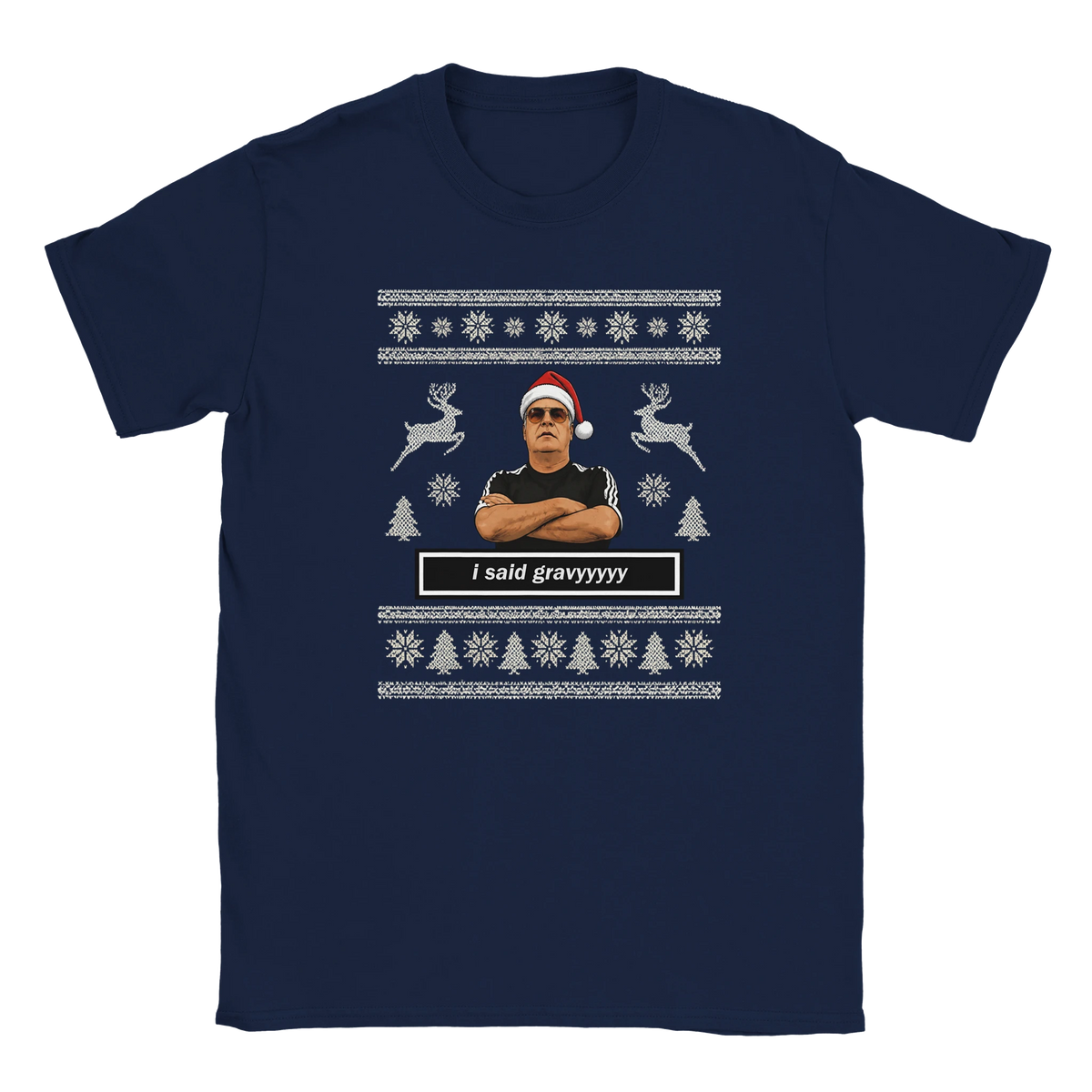 I Said Gravyyyy - Sam Allardyce Christmas T-Shirt – Navy product image