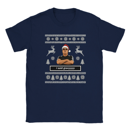 I Said Gravyyyy - Sam Allardyce Christmas T-Shirt – Navy product image