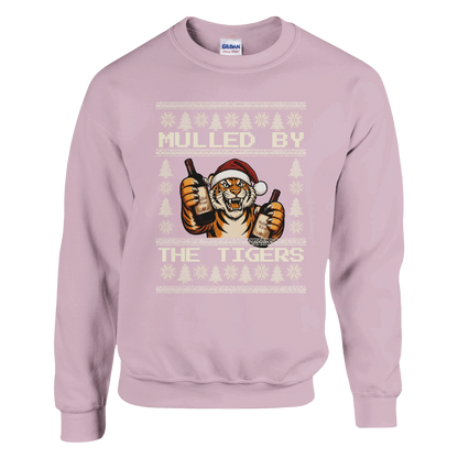 Mulled By The Tigers - Hull City Christmas Jumper – Light Pink product image