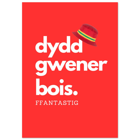 Dydd Gwener Bois Poster